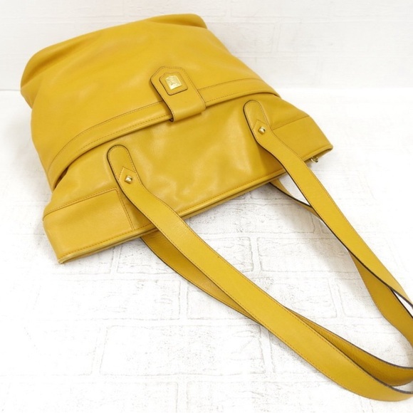 Celine Macadam Leather Handbag Brown - Picture 3 of 11